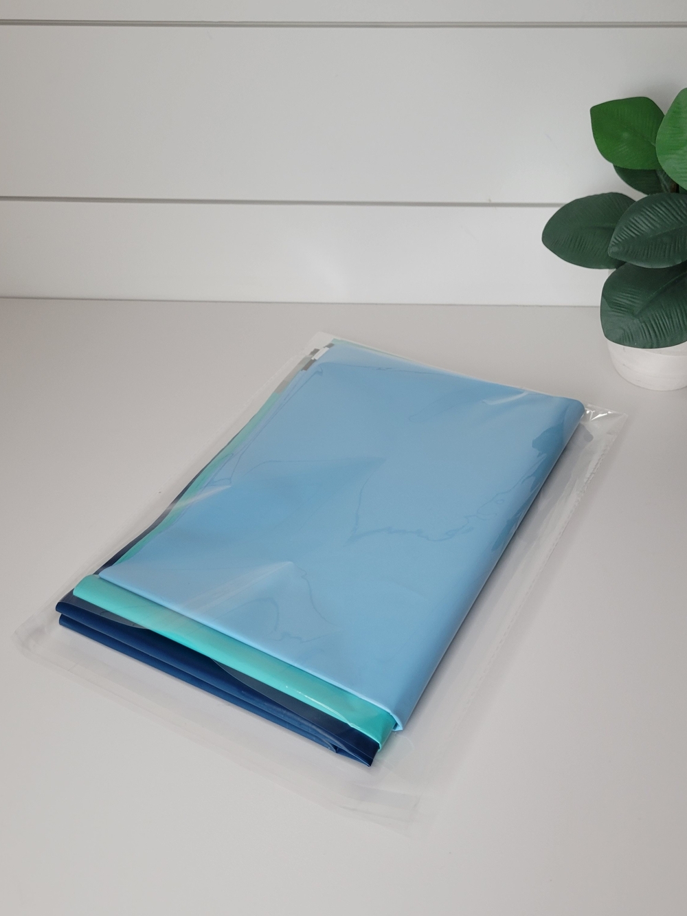 14.5 × 19 Polymailers 12 Pack Blue Aqua Navy - Picture 2 of 2